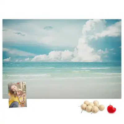 Sea landscape cork memo board
