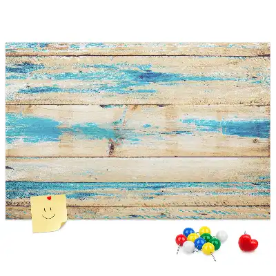 Printed Cork Board Scratched wood