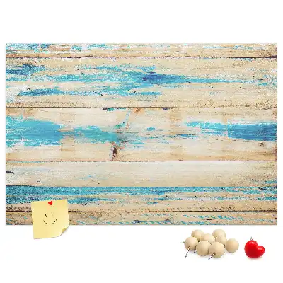 Printed Cork Board Scratched wood