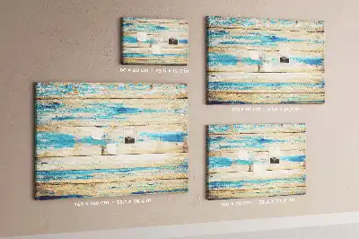 Scratched Wood Printed Cork Board