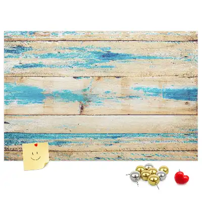 Scratched Wood Printed Cork Board
