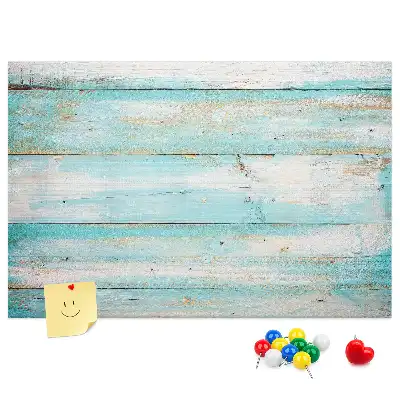 Printed Cork Memo Board Blue boards