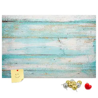 Printed Cork Memo Board Blue boards