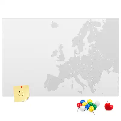 Cork memo board Map of Europe
