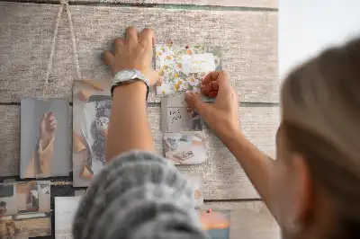 Printed Cork Memo Board You can do it! lettering