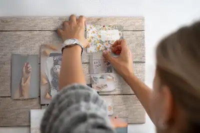 Printed Cork Memo Board You can do it! lettering