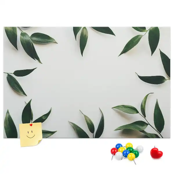 Leaf frame cork memo board