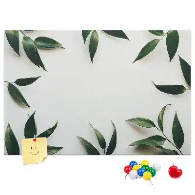 Cork memo board Leaf frame