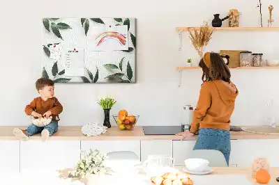 Leaf frame cork memo board