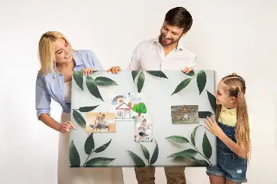 Leaf frame cork memo board