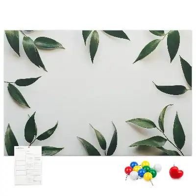 Leaf frame cork memo board