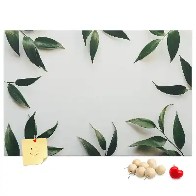 Leaf frame cork memo board