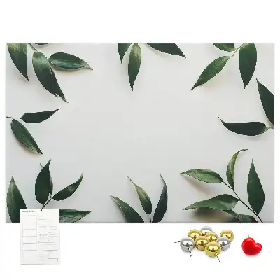 Leaf frame cork memo board