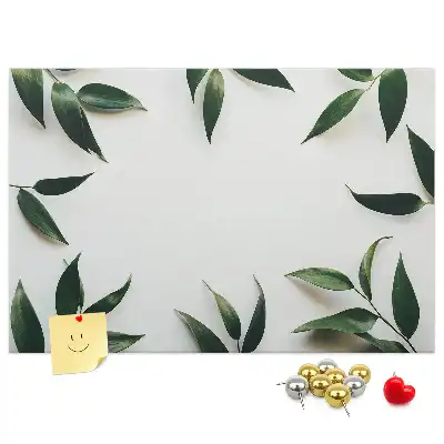 Leaf frame cork memo board