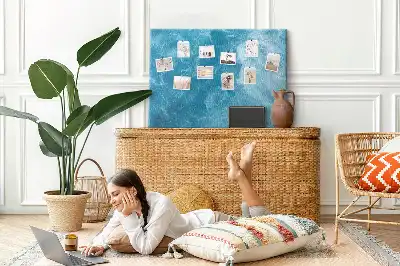Sea water cork memo board
