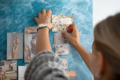 Sea water cork memo board