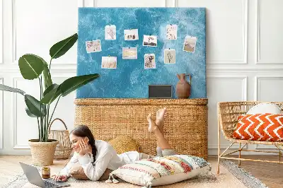 Sea water cork memo board