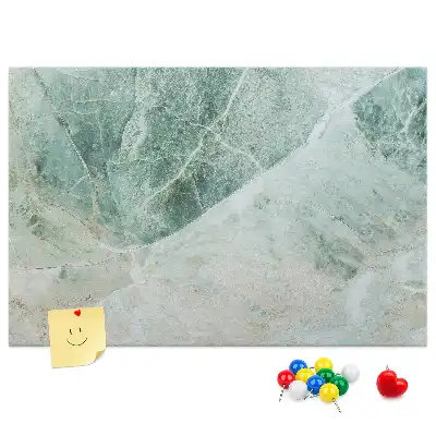 Marble Printed Cork Memo Board