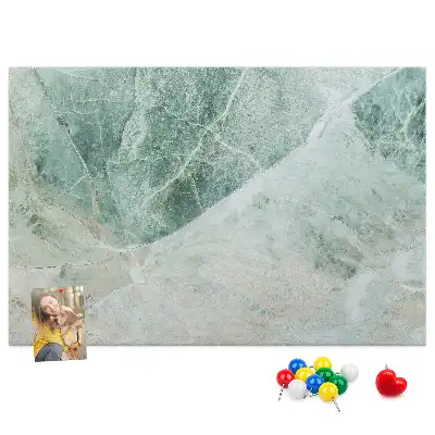 Marble Printed Cork Memo Board