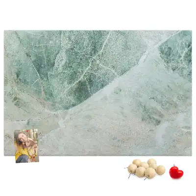 Printed Cork Memo Board Marble surface