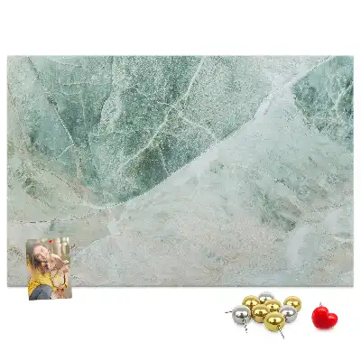 Marble Printed Cork Memo Board