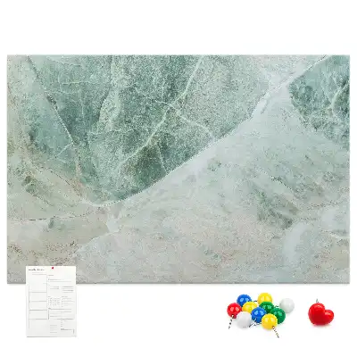 Marble Printed Cork Memo Board