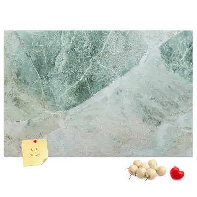 Marble Printed Cork Memo Board