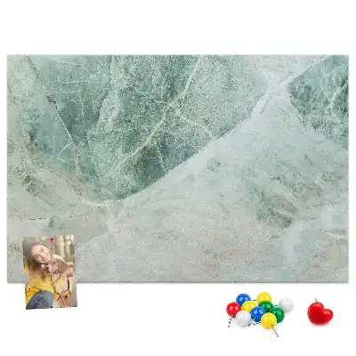 Marble Printed Cork Memo Board