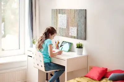 Printed colorful cork board