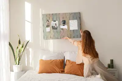 Printed colorful cork board
