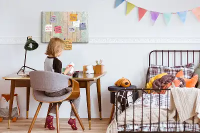 Printed colorful cork board