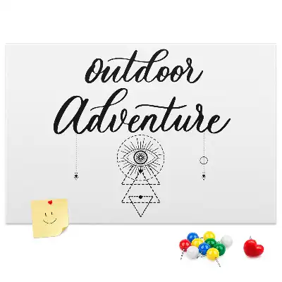 Adventure Away From Home Cork Memo Board