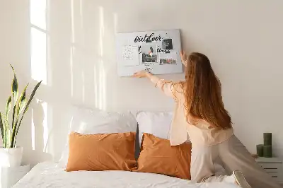 Adventure Away From Home Cork Memo Board