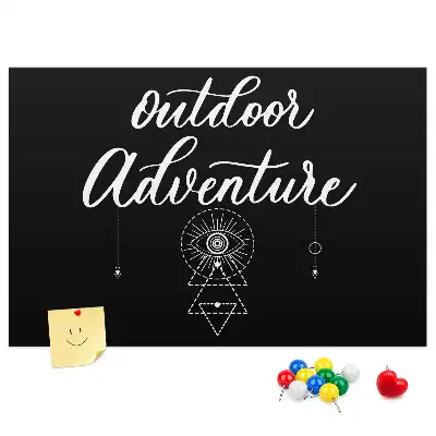 Printed Cork Memo Board Adventure
