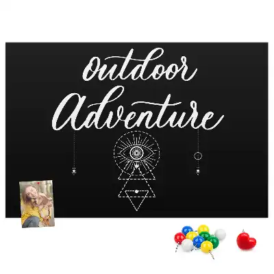 Adventure Printed Cork Memo Board
