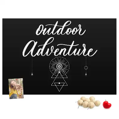Adventure Printed Cork Memo Board