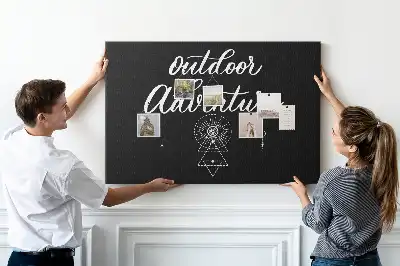 Adventure Printed Cork Memo Board