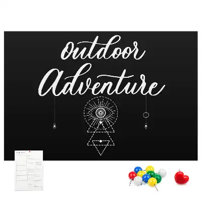 Adventure Printed Cork Memo Board