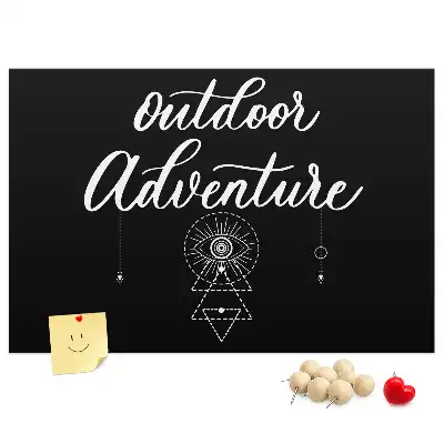 Adventure Printed Cork Memo Board