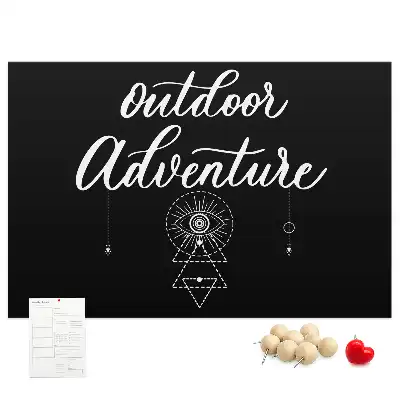 Adventure Printed Cork Memo Board