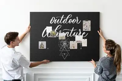 Printed Cork Memo Board Adventure