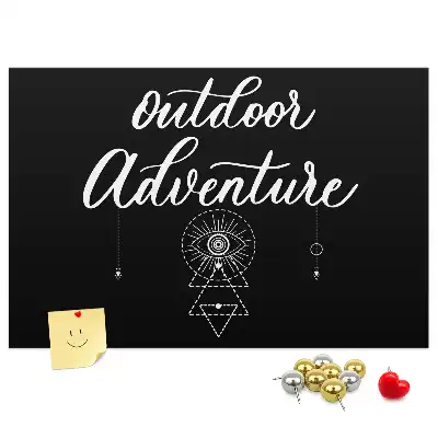 Adventure Printed Cork Memo Board