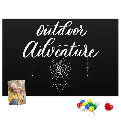 Adventure Printed Cork Memo Board