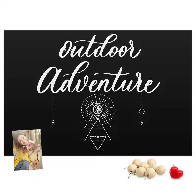 Adventure Printed Cork Memo Board