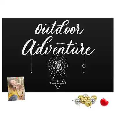Adventure Printed Cork Memo Board