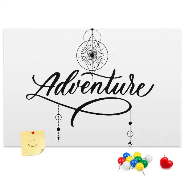Adventure Printed Cork Memo Board