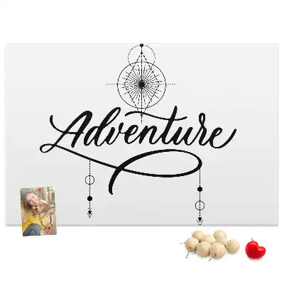 Adventure Printed Cork Memo Board