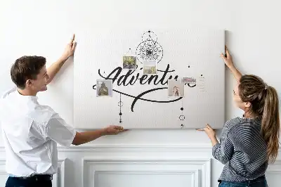 Printed Cork Memo Board Adventure