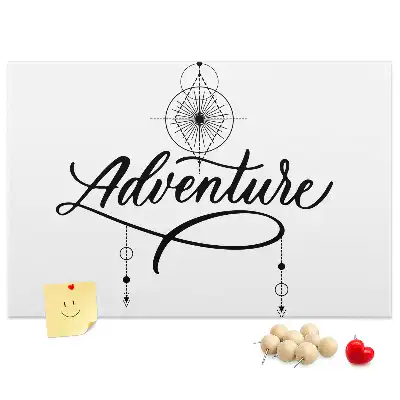 Adventure Printed Cork Memo Board