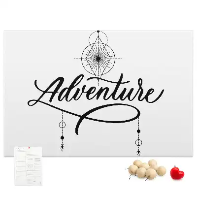 Adventure Printed Cork Memo Board